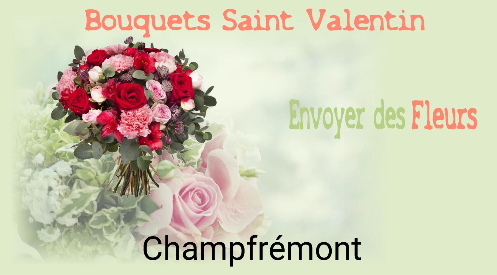 Roses de Saint-Valentin livrées à Champfrémont